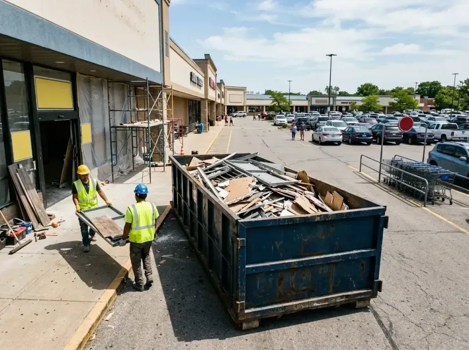 retail-store-renovation-debris-003 — frequently asked questions, Roll-off Dumpster Rentals in Severna Park, MD